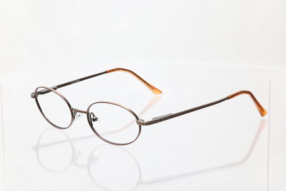 Guess GU470 ABRN 48-18-140mm Eyeglasses FRAMES ONLY - GOOD CONDITION